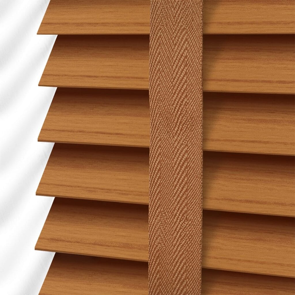 الستائر الخشبية 15 golden oak tan 41 wooden blind 50 3 zoom