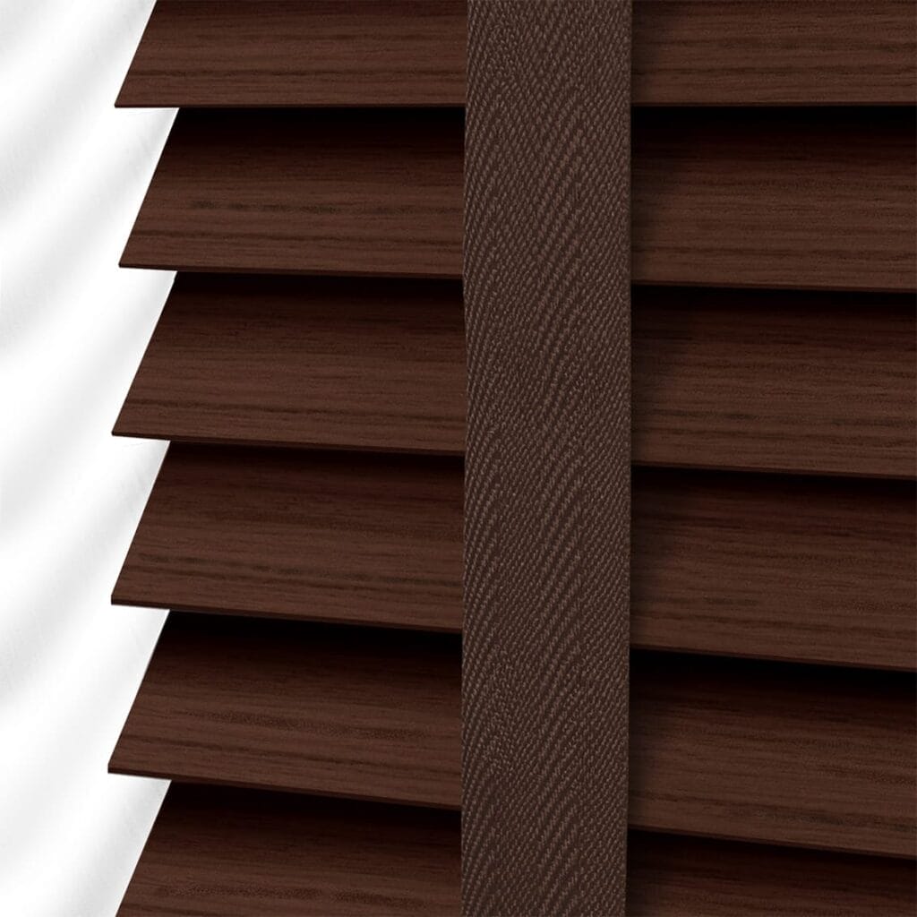 الستائر الخشبية 18 rosewood chocolate 41 wooden blind 50 3 zoom
