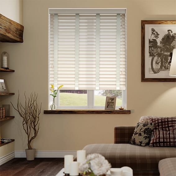 الستائر الخشبية 1 wood impressions with tapes antique cream canvas 20 wooden blind 50 1