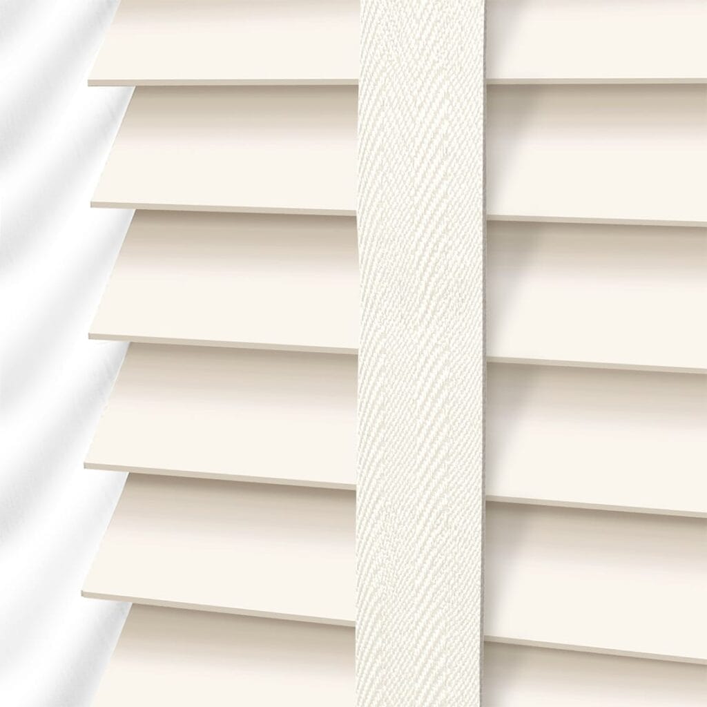 الستائر الخشبية 3 wood impressions with tapes antique cream canvas 20 wooden blind 50 3 zoom